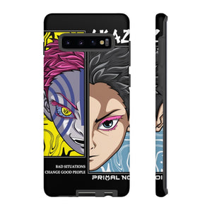Printify Anime Phone Case Samsung Galaxy S10 Plus / Matte AKAZA - Bad Situations Phone Case